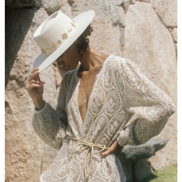 Lack of Colour Seaside Boater hat - Picture 2 of 6